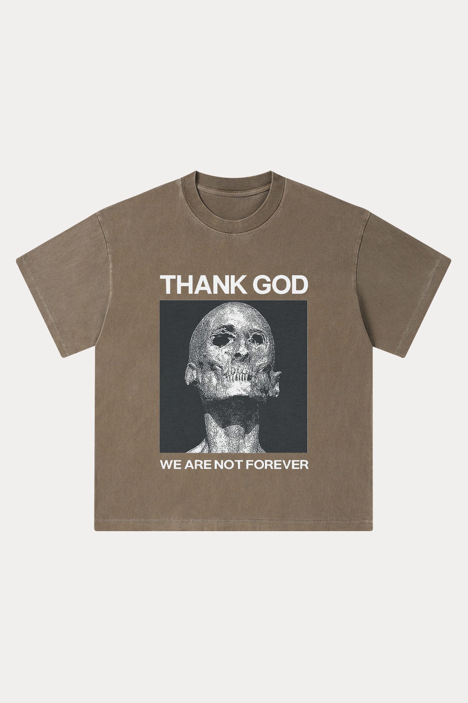 Evilnova We Are Not Forever Washed Streetwear T-Shirt-Evilnova