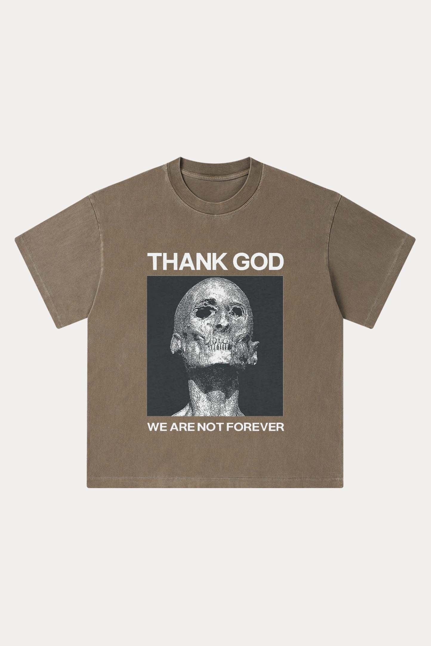 Evilnova We Are Not Forever Washed Streetwear T-Shirt-Evilnova