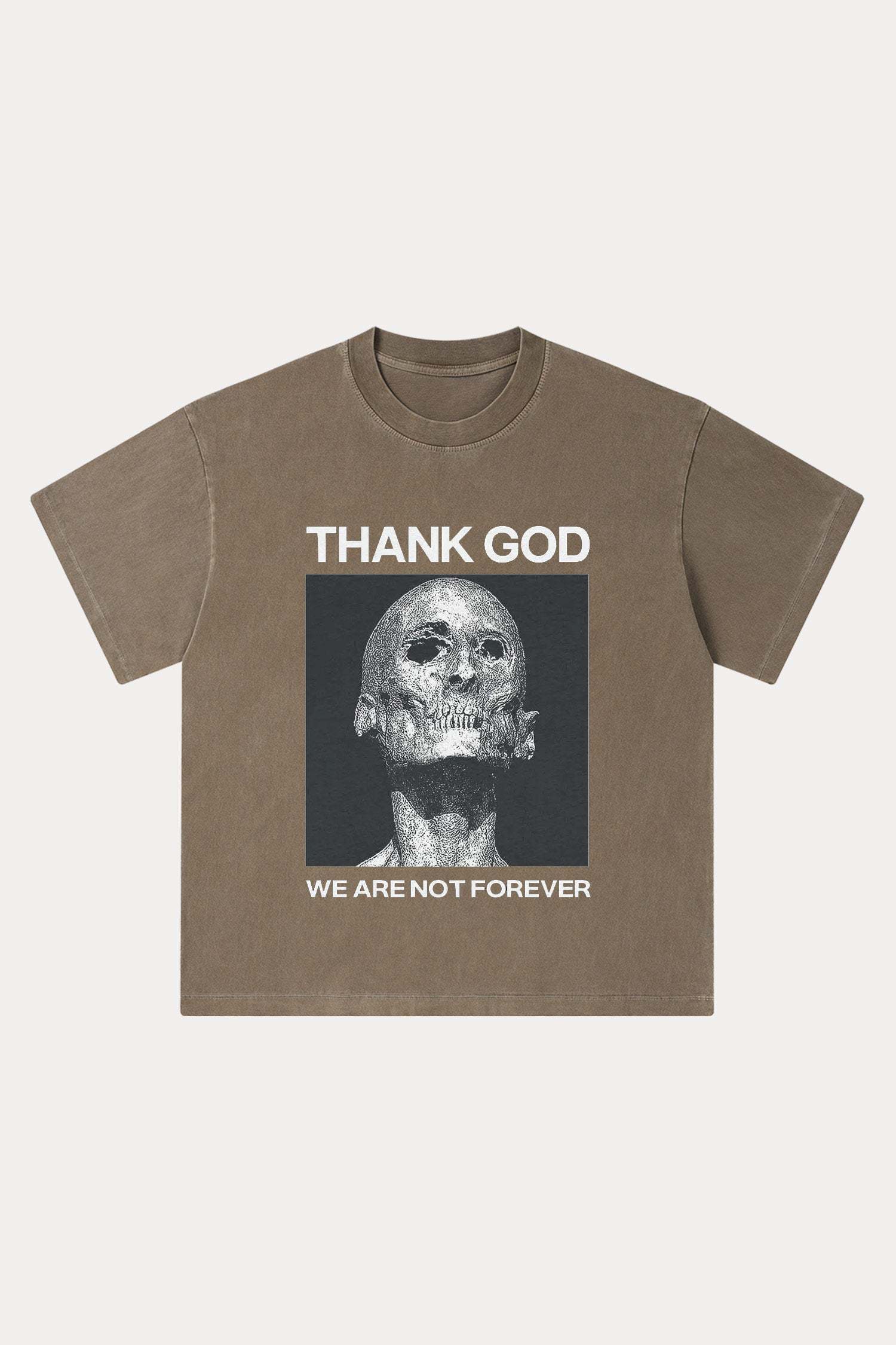 Evilnova We Are Not Forever Washed Streetwear T-Shirt-Evilnova