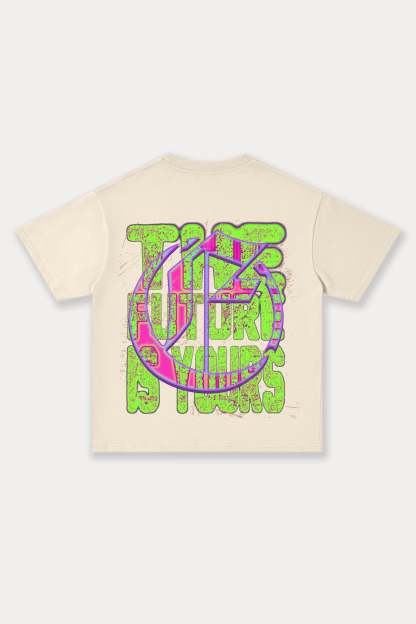 Evilnova Energy Figure Cotton Oversize T-Shirt-Evilnova