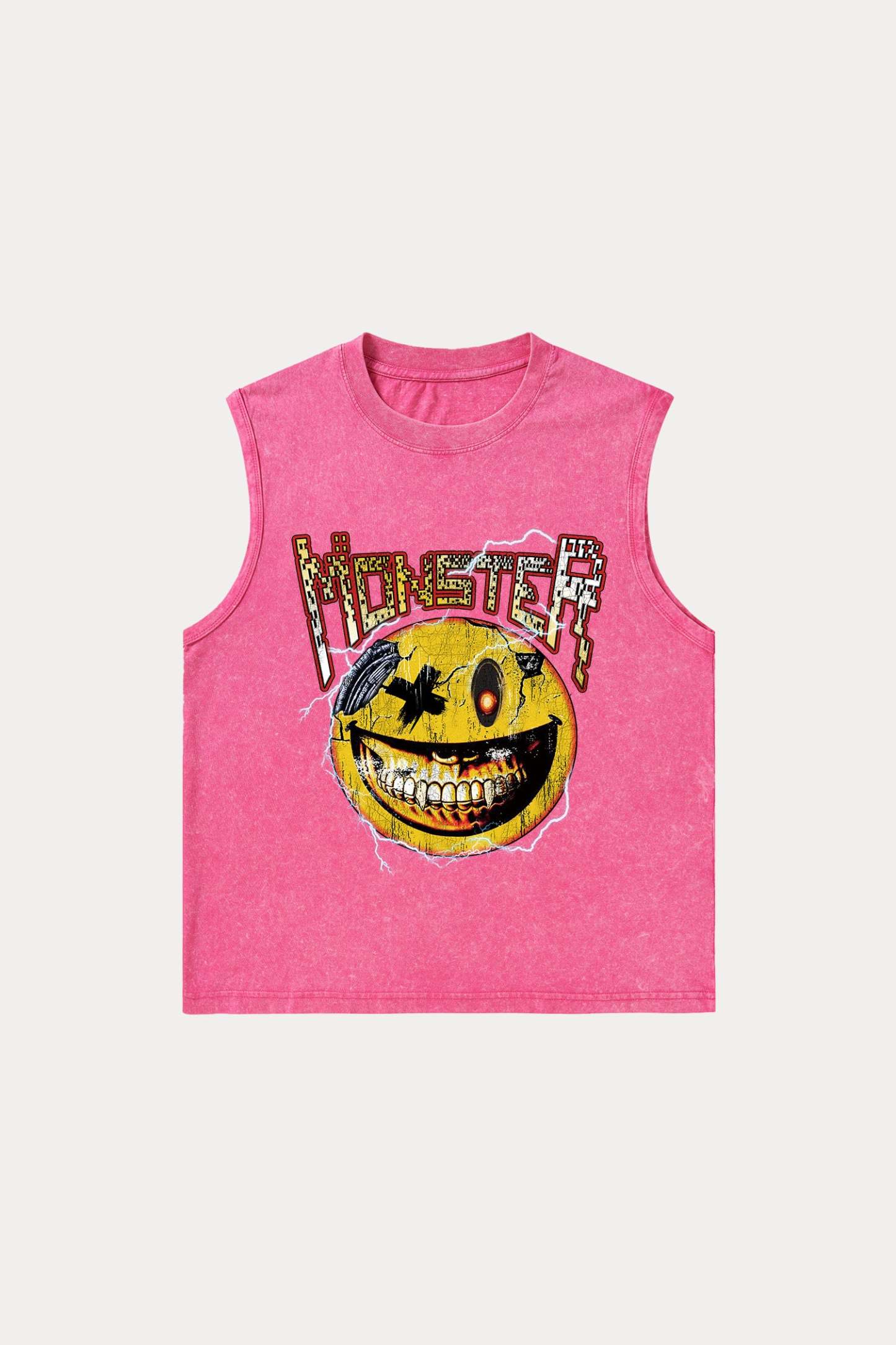 Evilnova Monster Washed Tank Top-Evilnova
