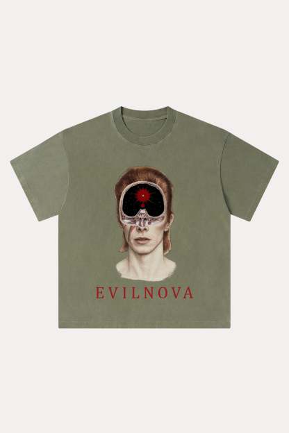 Evilnova Reverie Washed Streetwear T-Shirt-Evilnova