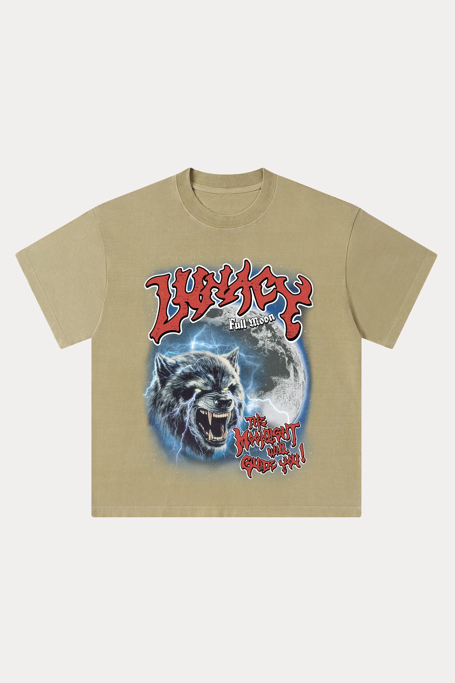 Evilnova Lunacy Washed Streetwear T-Shirt-Evilnova