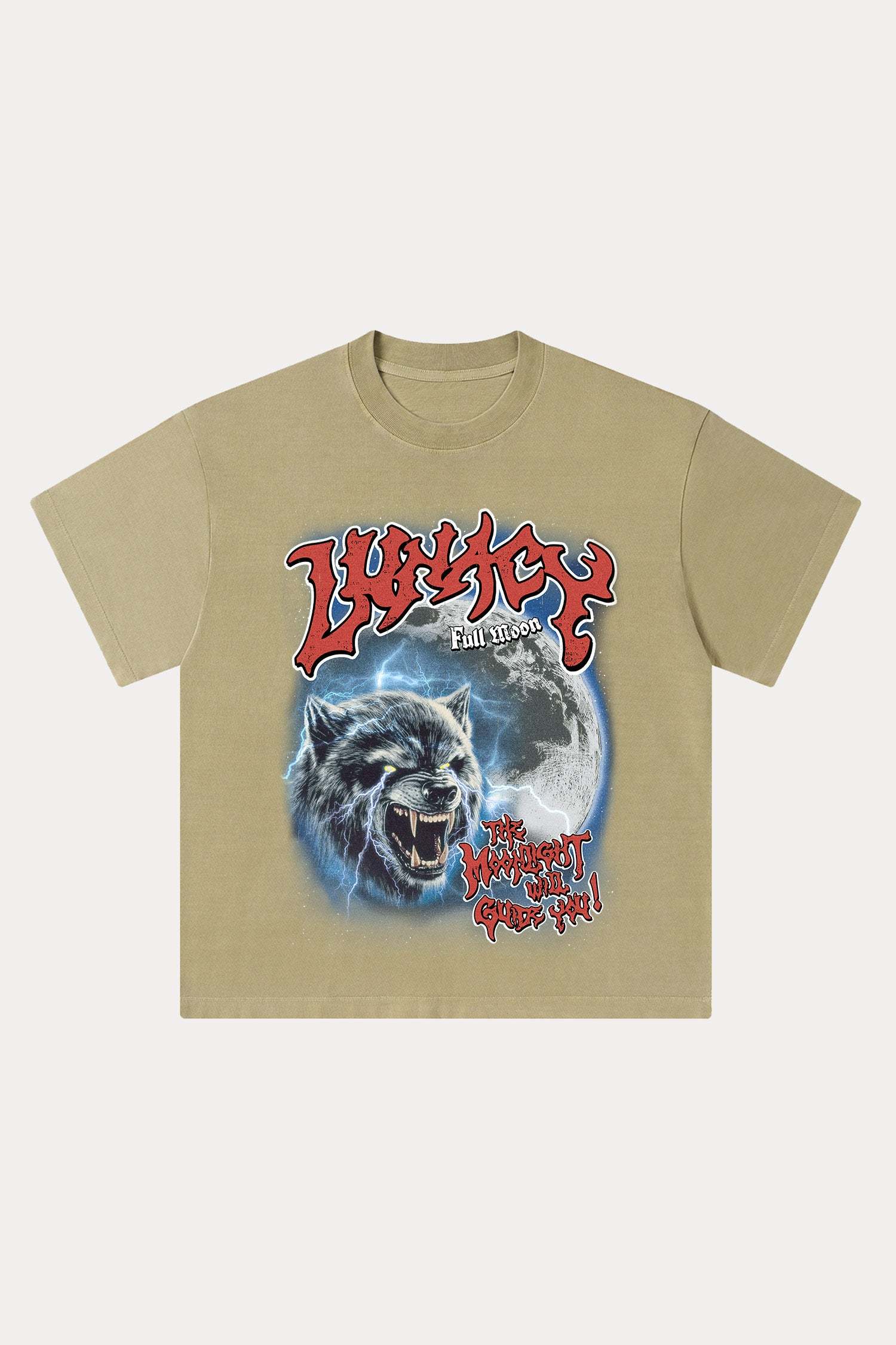 Evilnova Lunacy Washed Streetwear T-Shirt-Evilnova