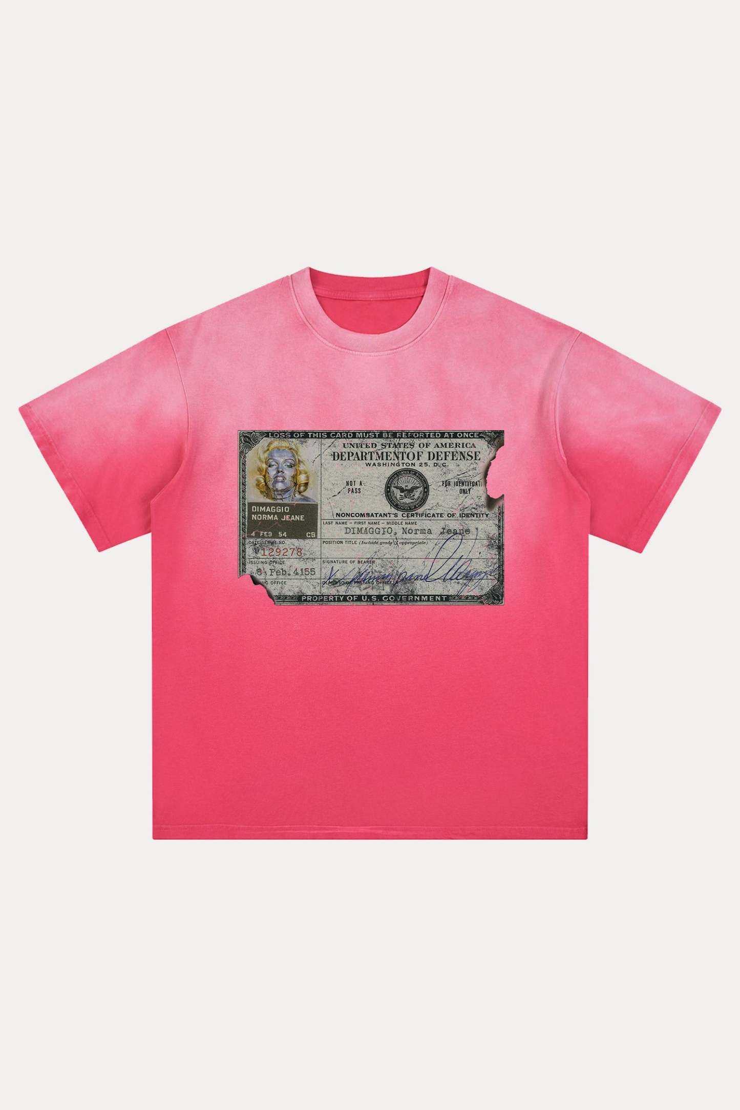 Evilnova Identity Distressed Washed T-Shirt-Evilnova