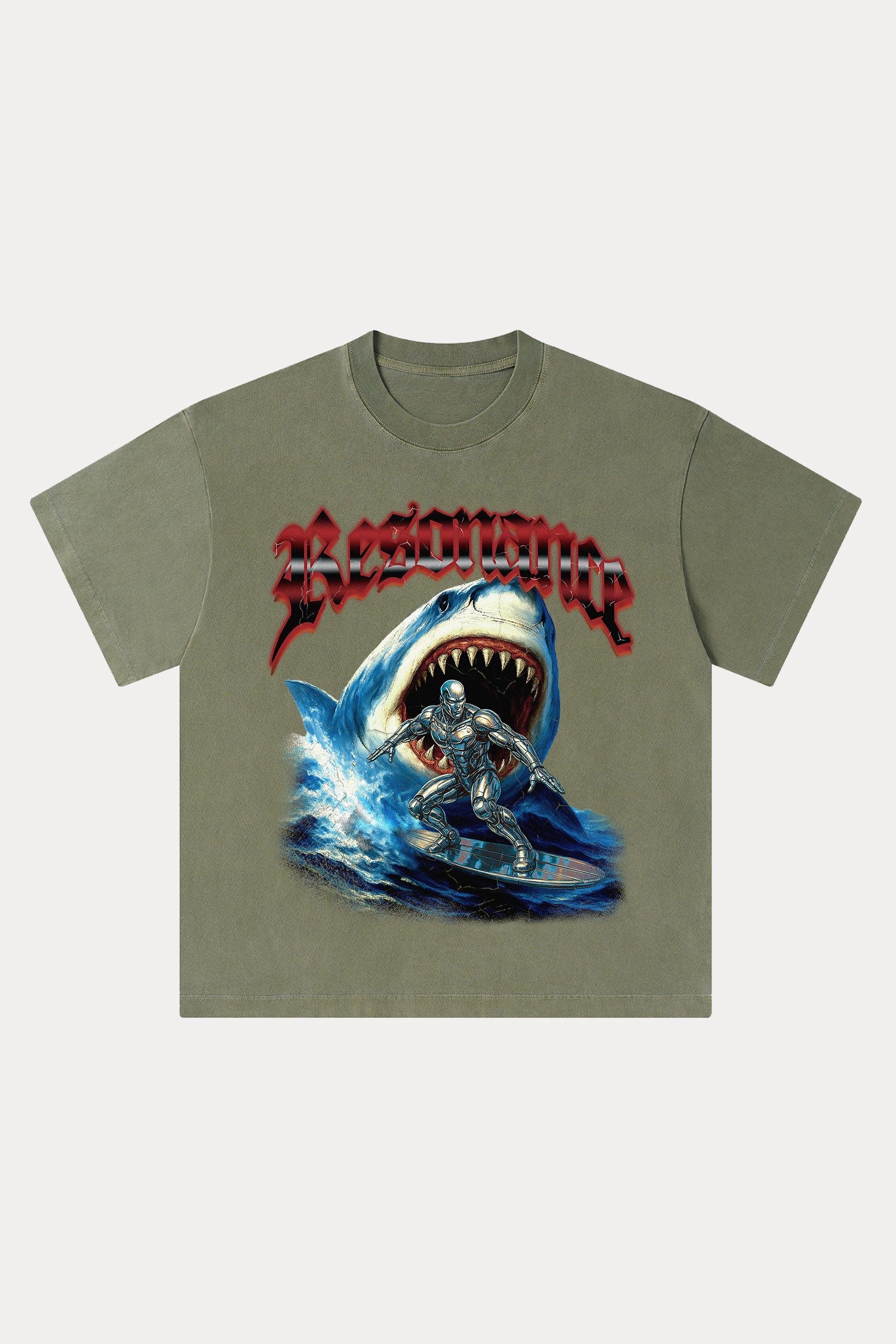 Evilnova Resonance Washed Streetwear T-Shirt-Evilnova