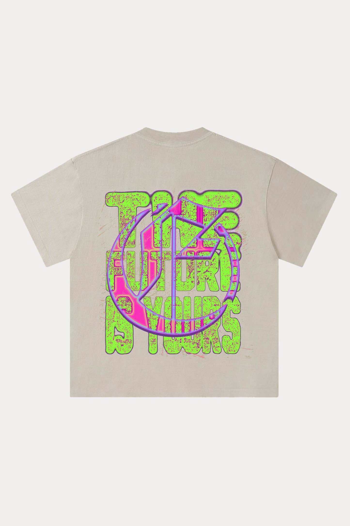 Evilnova Energy Figure Washed Streetwear T-Shirt-Evilnova