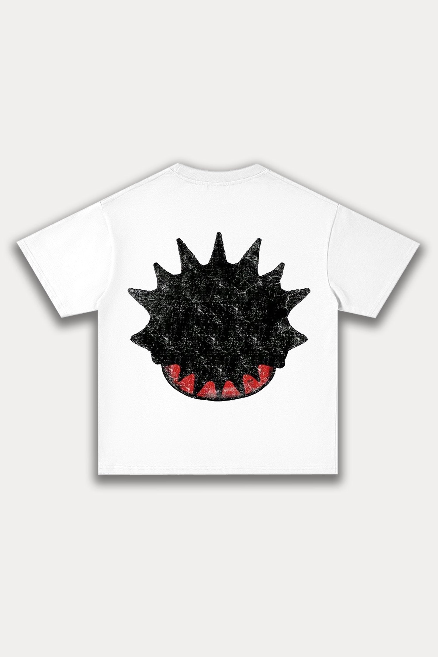 Evilnova Cartoon Characters Cotton Oversize T-Shirt-Evilnova