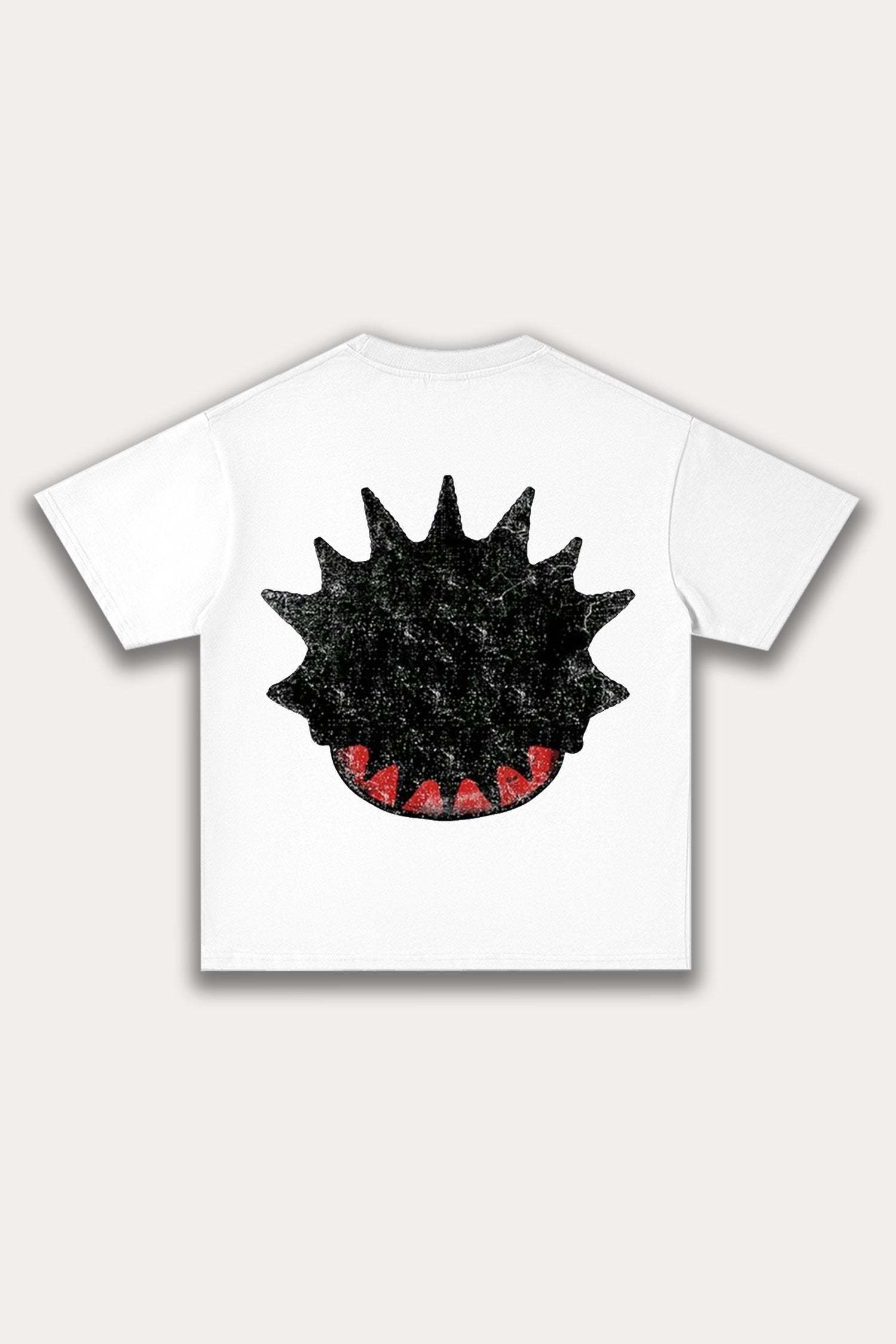 Evilnova Cartoon Characters Cotton Oversize T-Shirt-Evilnova