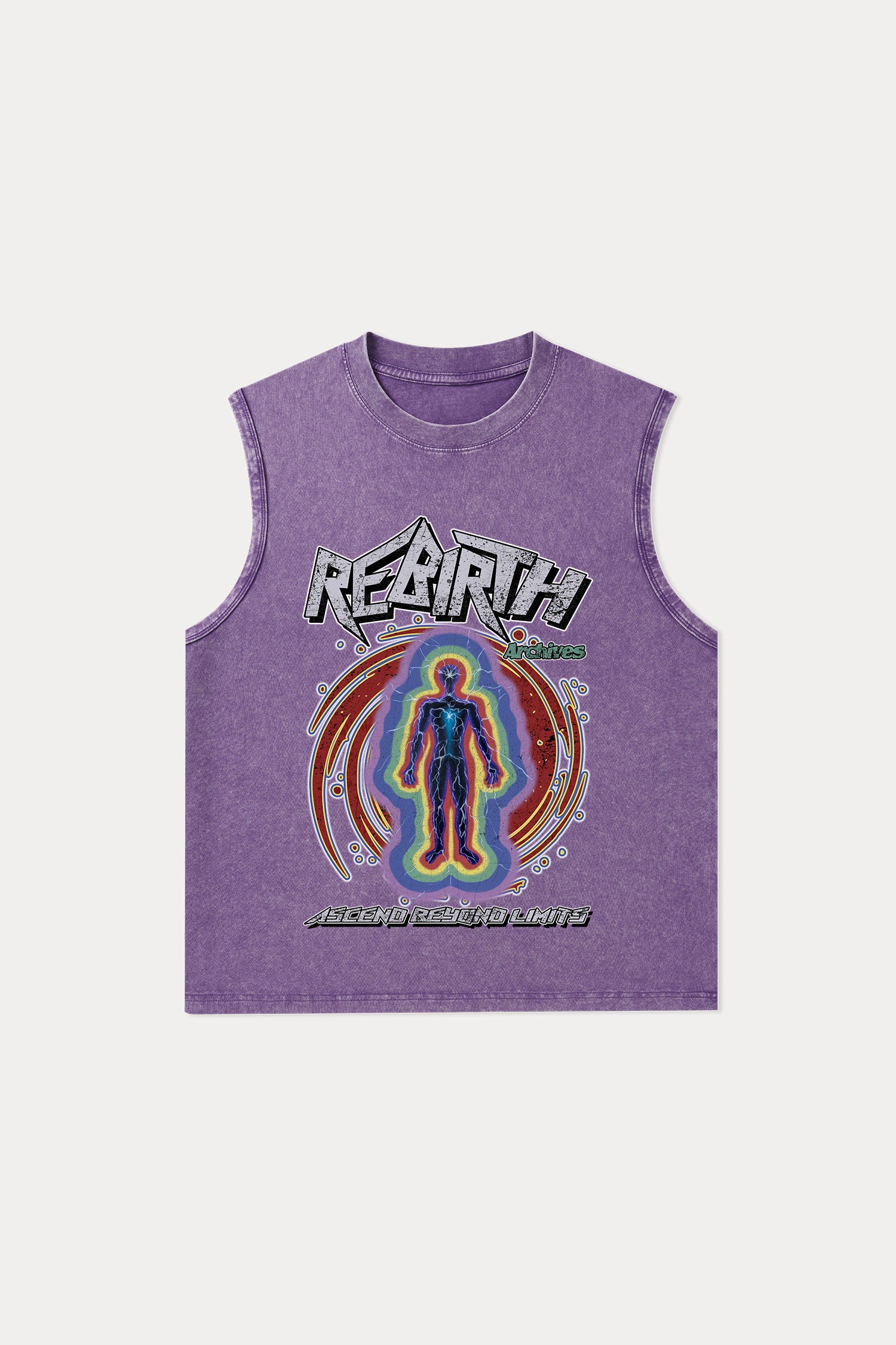 Evilnova Rebirth Washed Tank Top-Evilnova