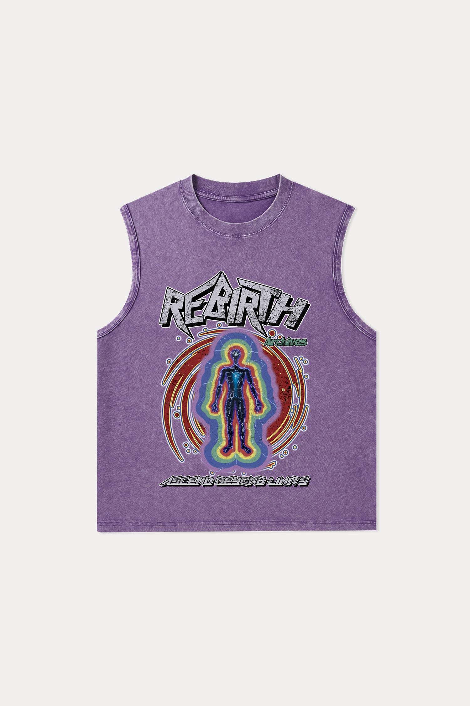 Evilnova Rebirth Washed Tank Top-Evilnova
