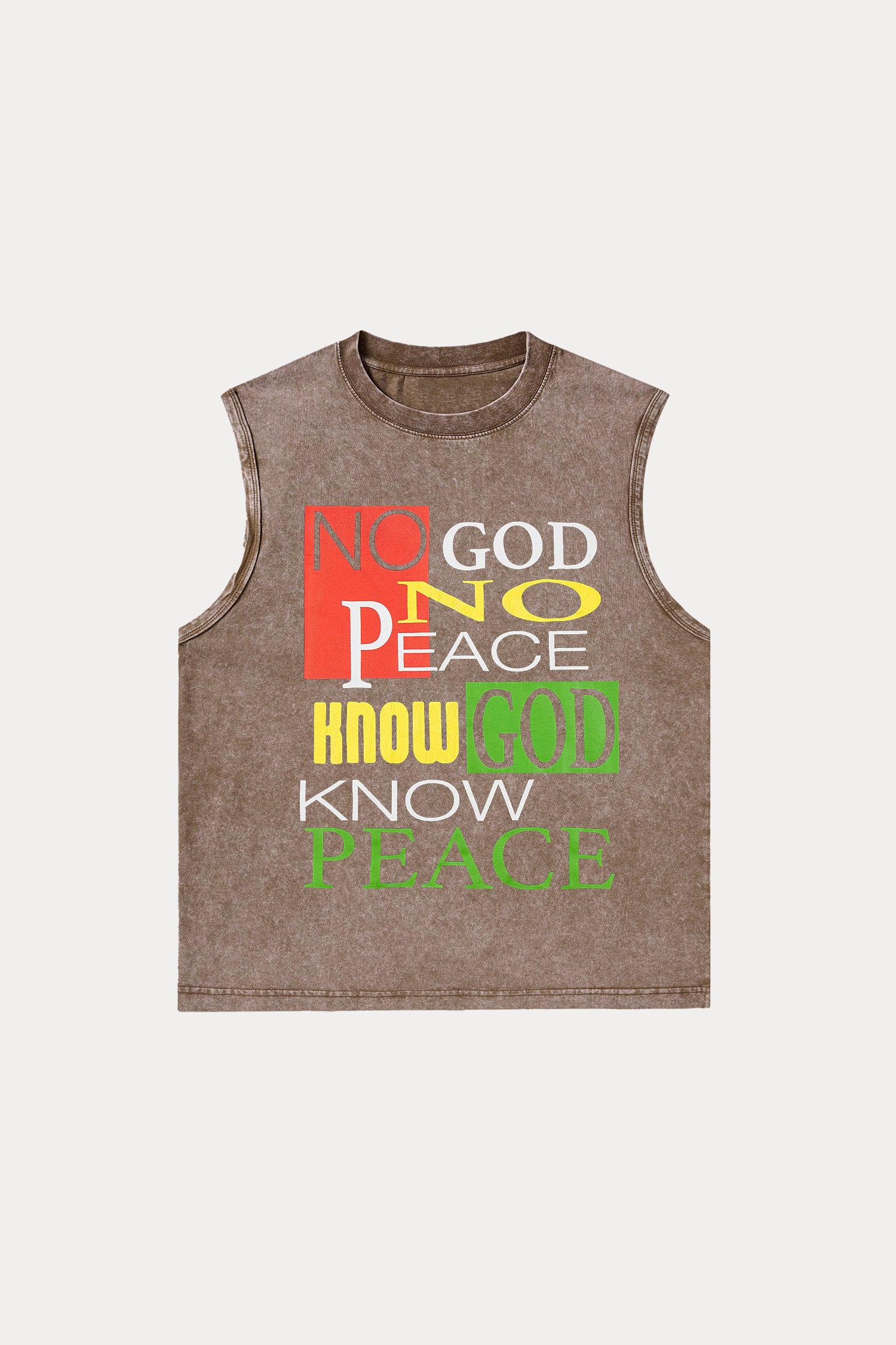 Evilnova God Washed Tank Top-Evilnova