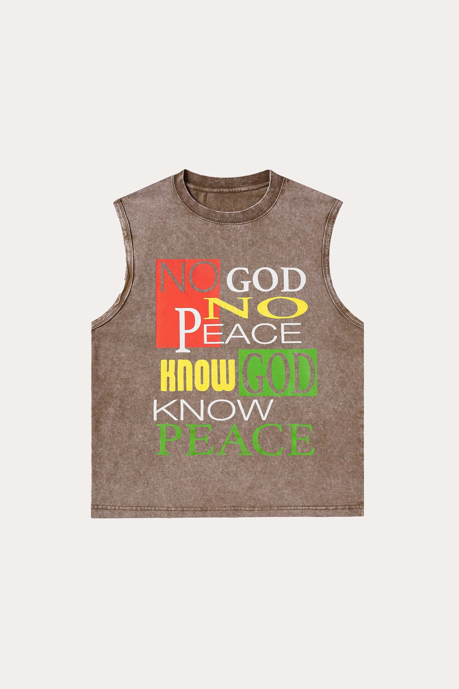 Evilnova God Washed Tank Top-Evilnova