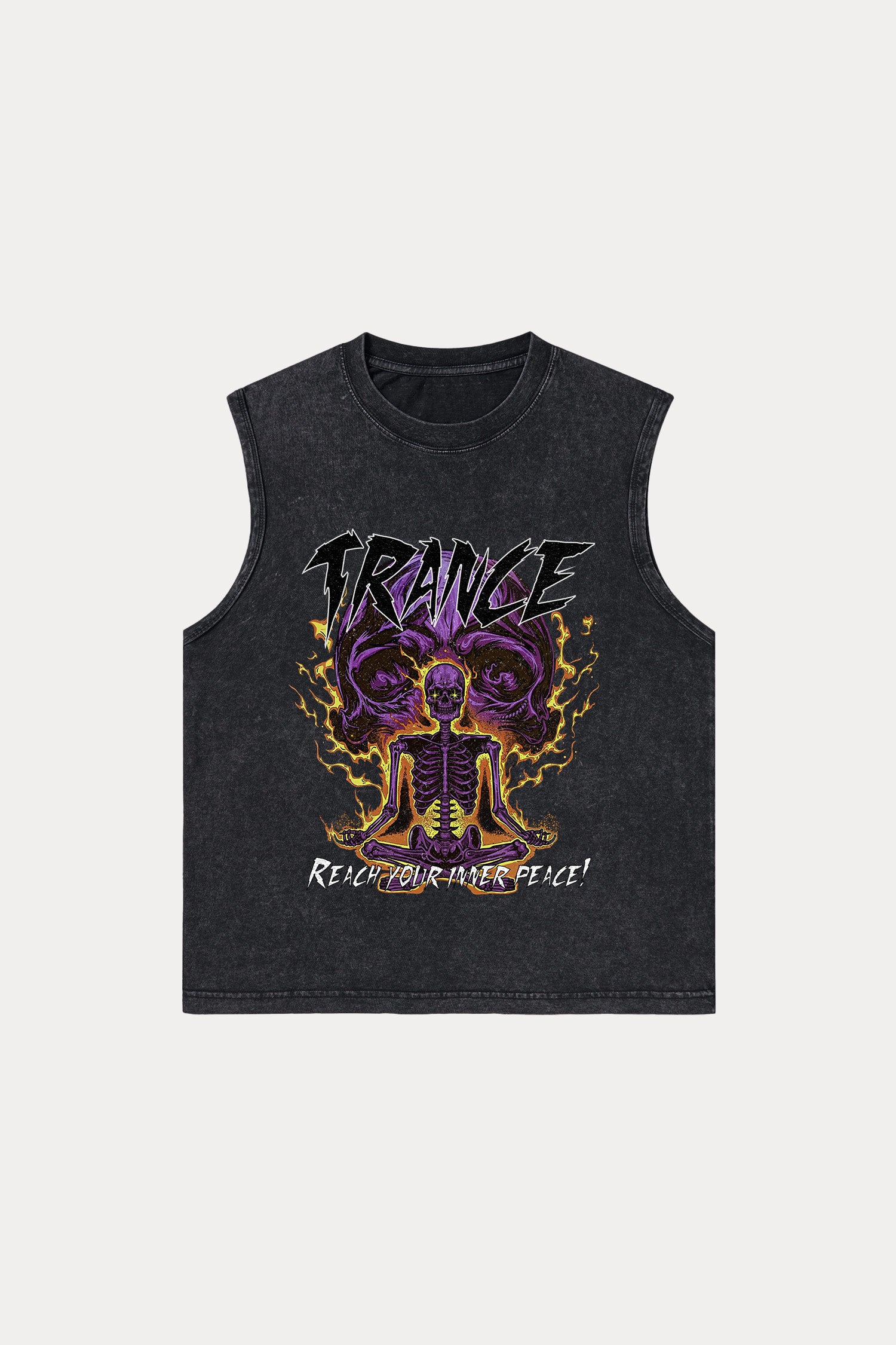Evilnova Trance Washed Tank Top-Evilnova
