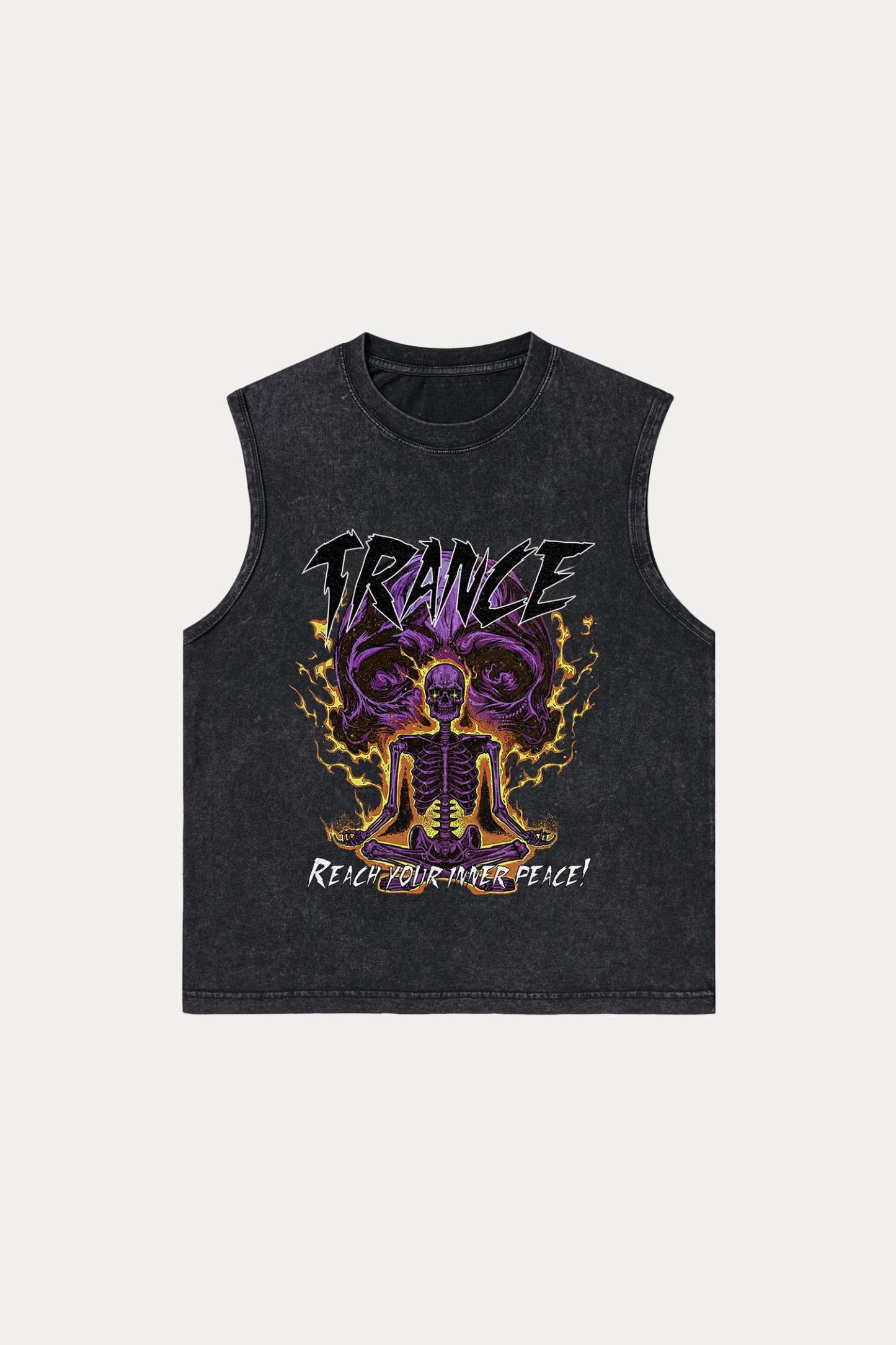 Evilnova Trance Washed Tank Top-Evilnova