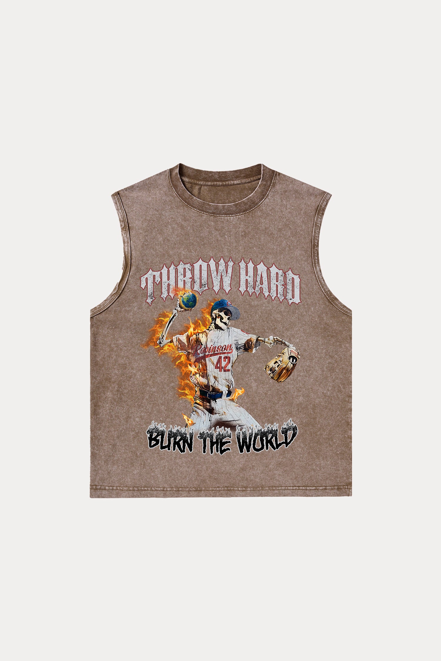 Evilnova Throw Hard Washed Tank Top-Evilnova