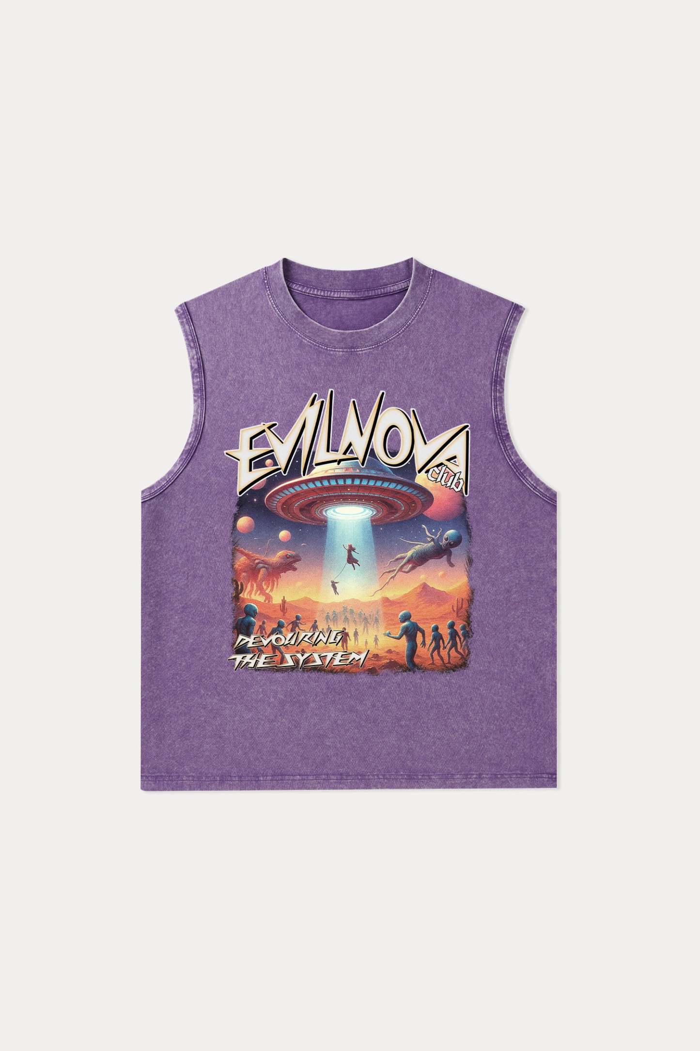 Evilnova Mystery Washed Tank Top-Evilnova