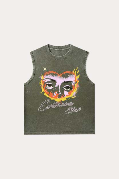 Evilnova Ignite Washed Tank Top-Evilnova