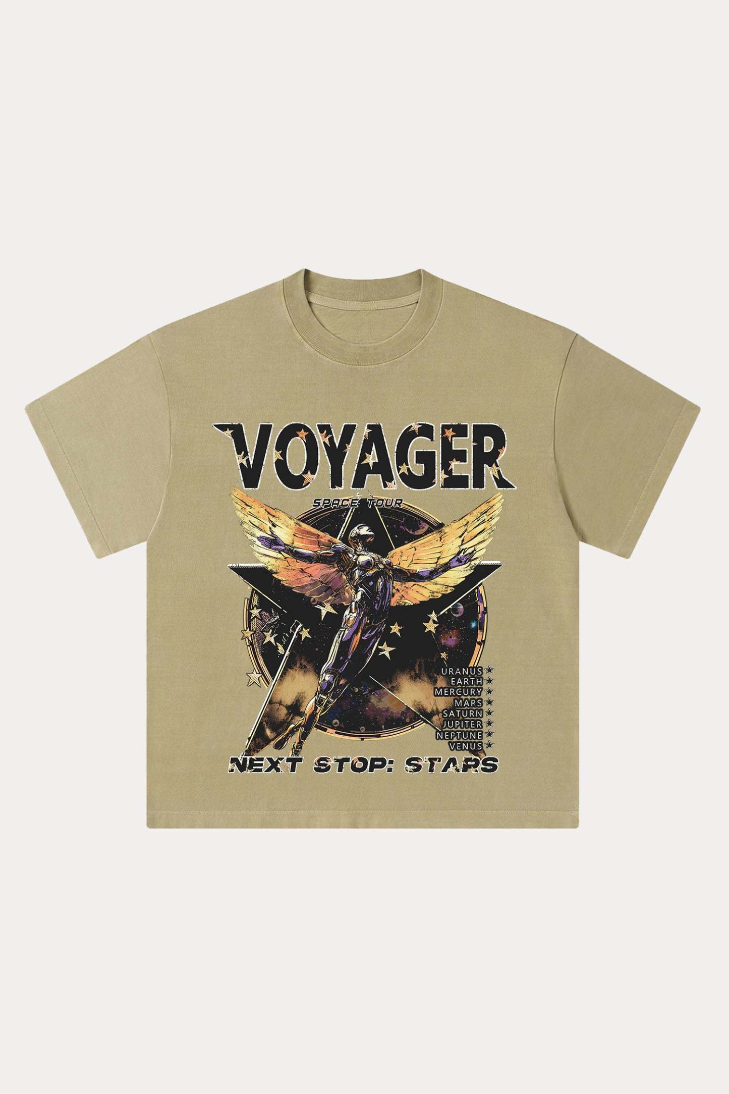 Evilnova Voyager Washed Streetwear T-Shirt-Evilnova