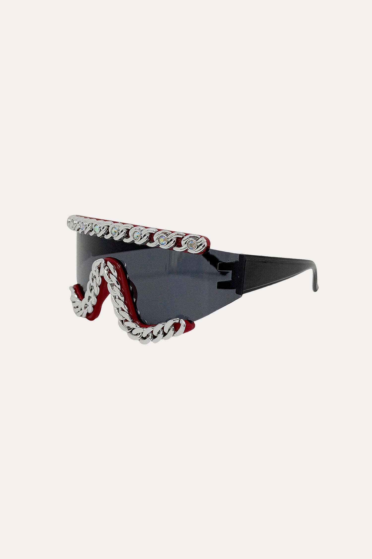 Evilnova Futuristic Chain Sunglasses-Evilnova