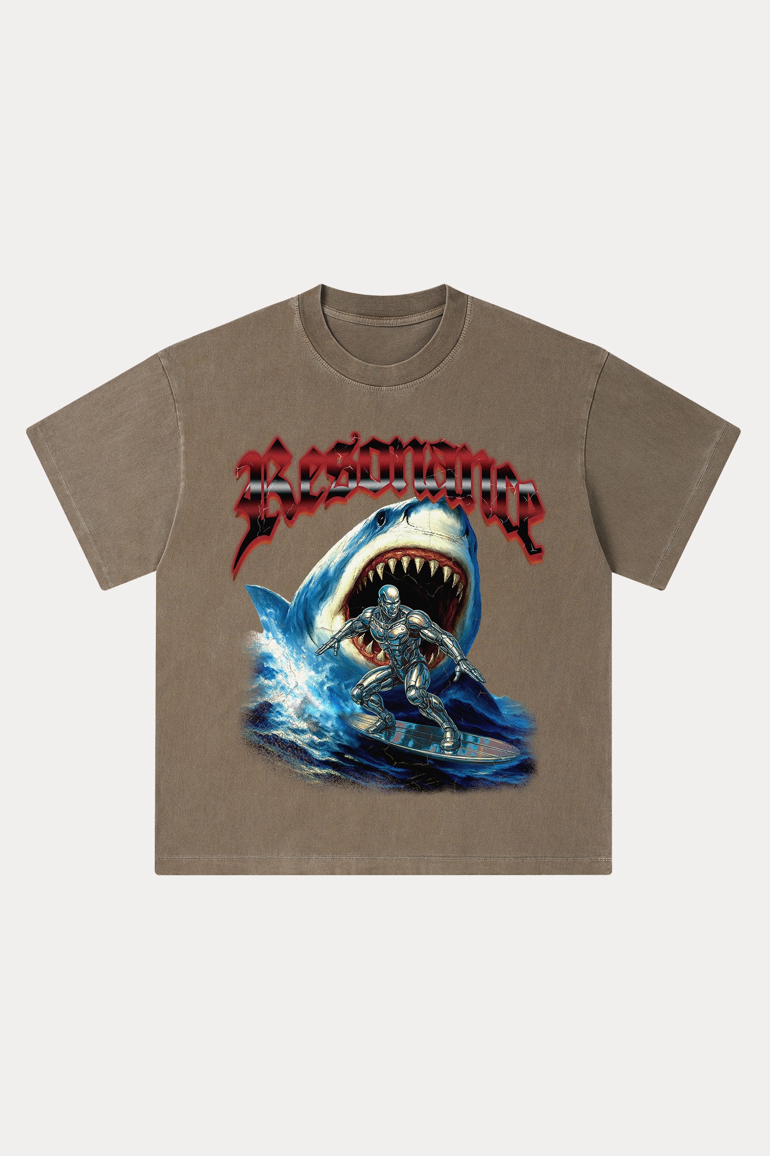 Evilnova Resonance Washed Streetwear T-Shirt-Evilnova