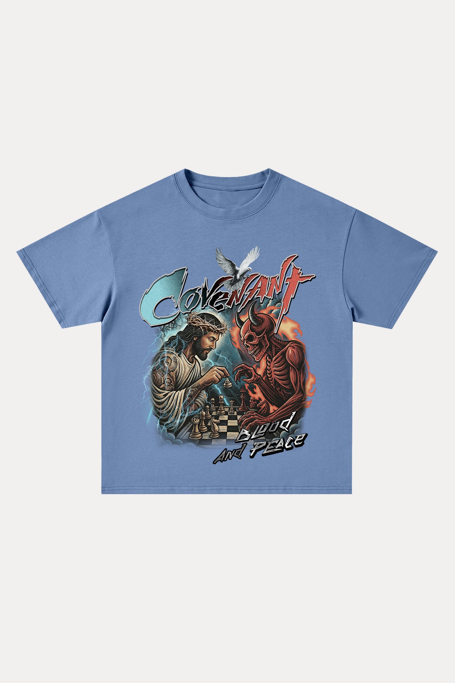 Evilnova Covenent Cotton Oversize T-Shirt-Evilnova