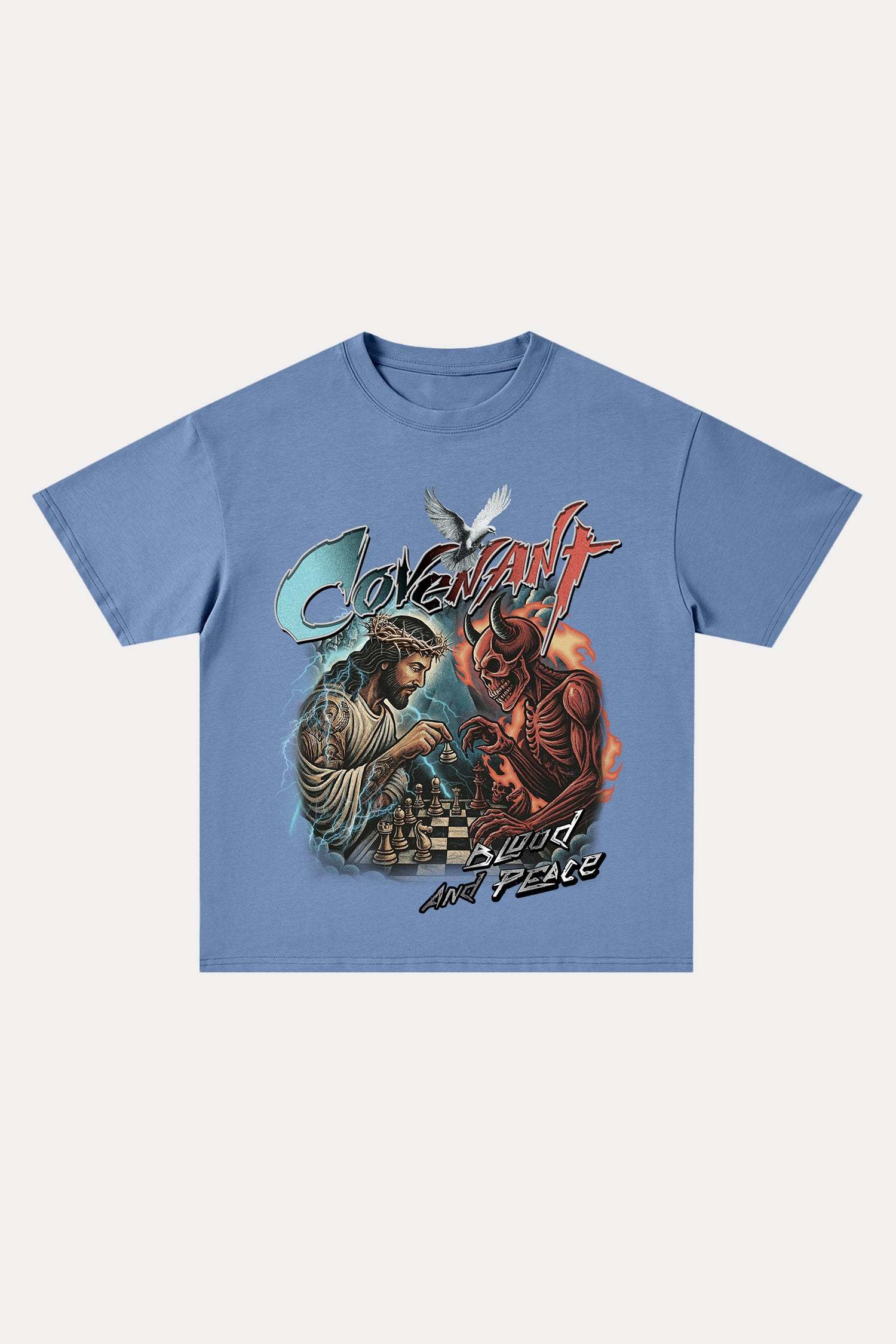 Evilnova Covenent Cotton Oversize T-Shirt-Evilnova