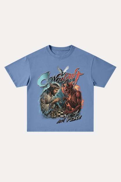 Evilnova Covenent Cotton Oversize T-Shirt-Evilnova