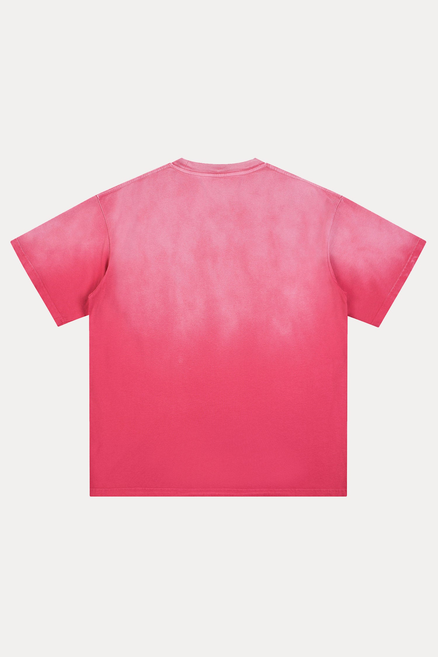 Evilnova Rose Red U.S.A Logo Distressed Washed T-Shirt-Evilnova