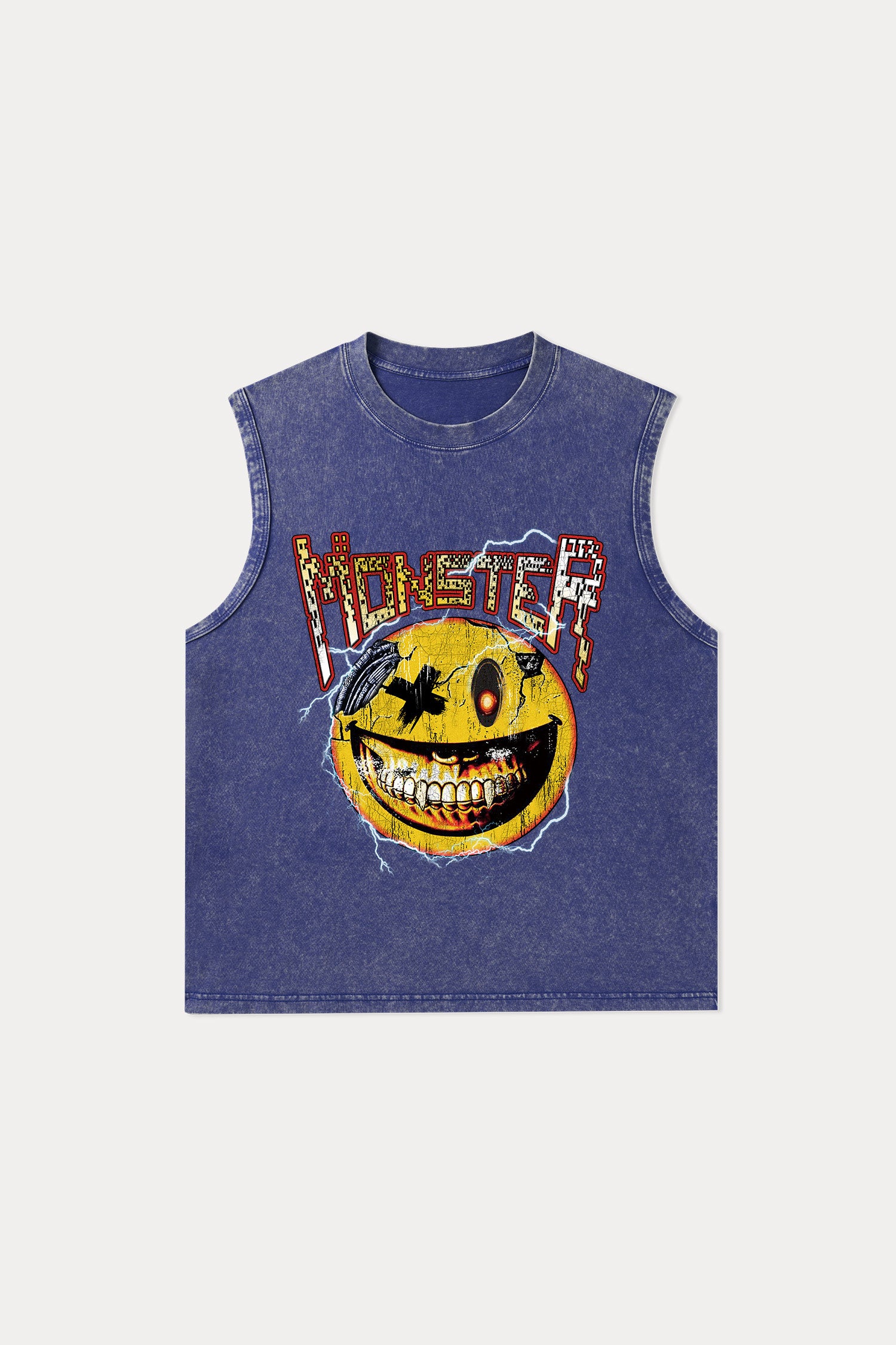 Evilnova Monster Washed Tank Top-Evilnova