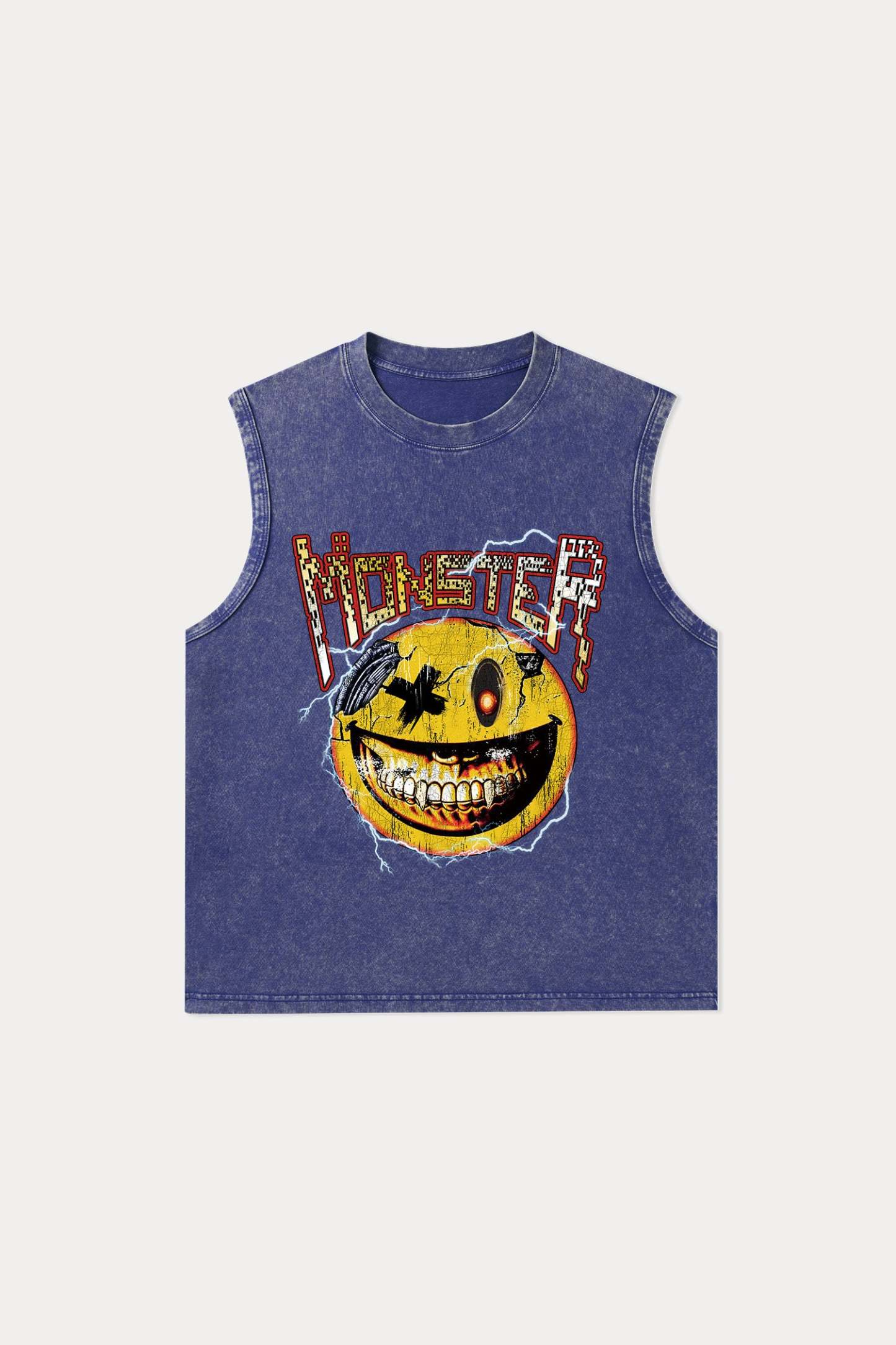 Evilnova Monster Washed Tank Top-Evilnova