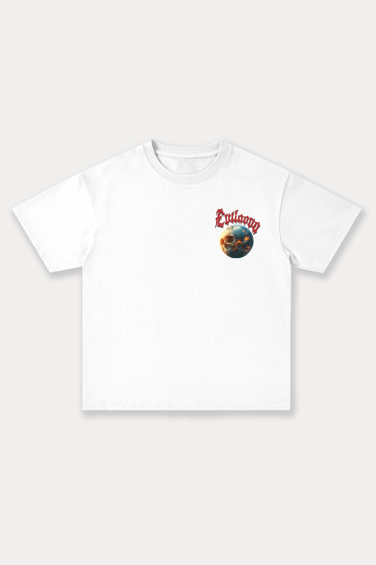 Evilnova Cosmic Explorer Cotton Oversize T-Shirt-Evilnova