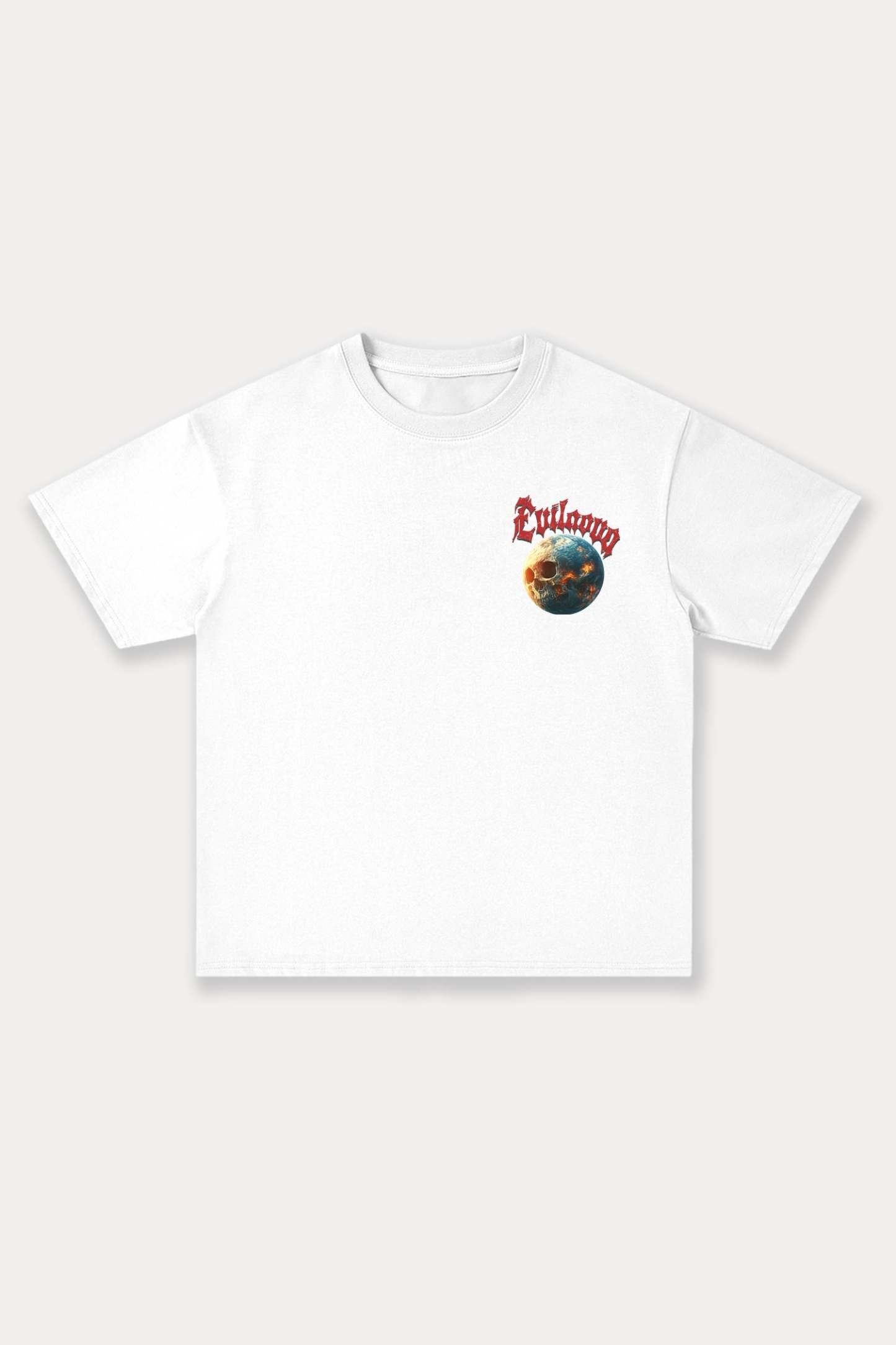 Evilnova Cosmic Explorer Cotton Oversize T-Shirt-Evilnova