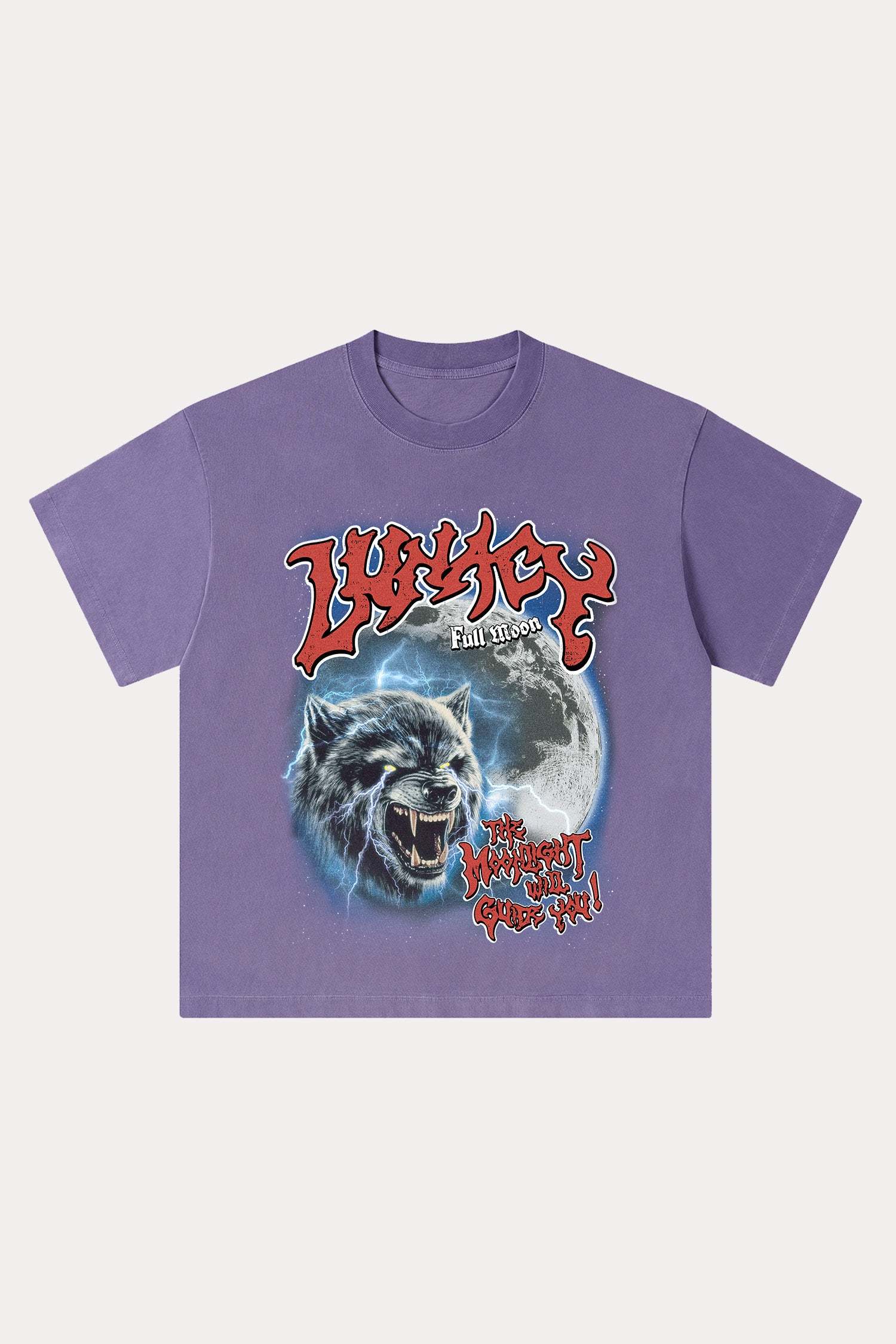 Evilnova Lunacy Washed Streetwear T-Shirt-Evilnova