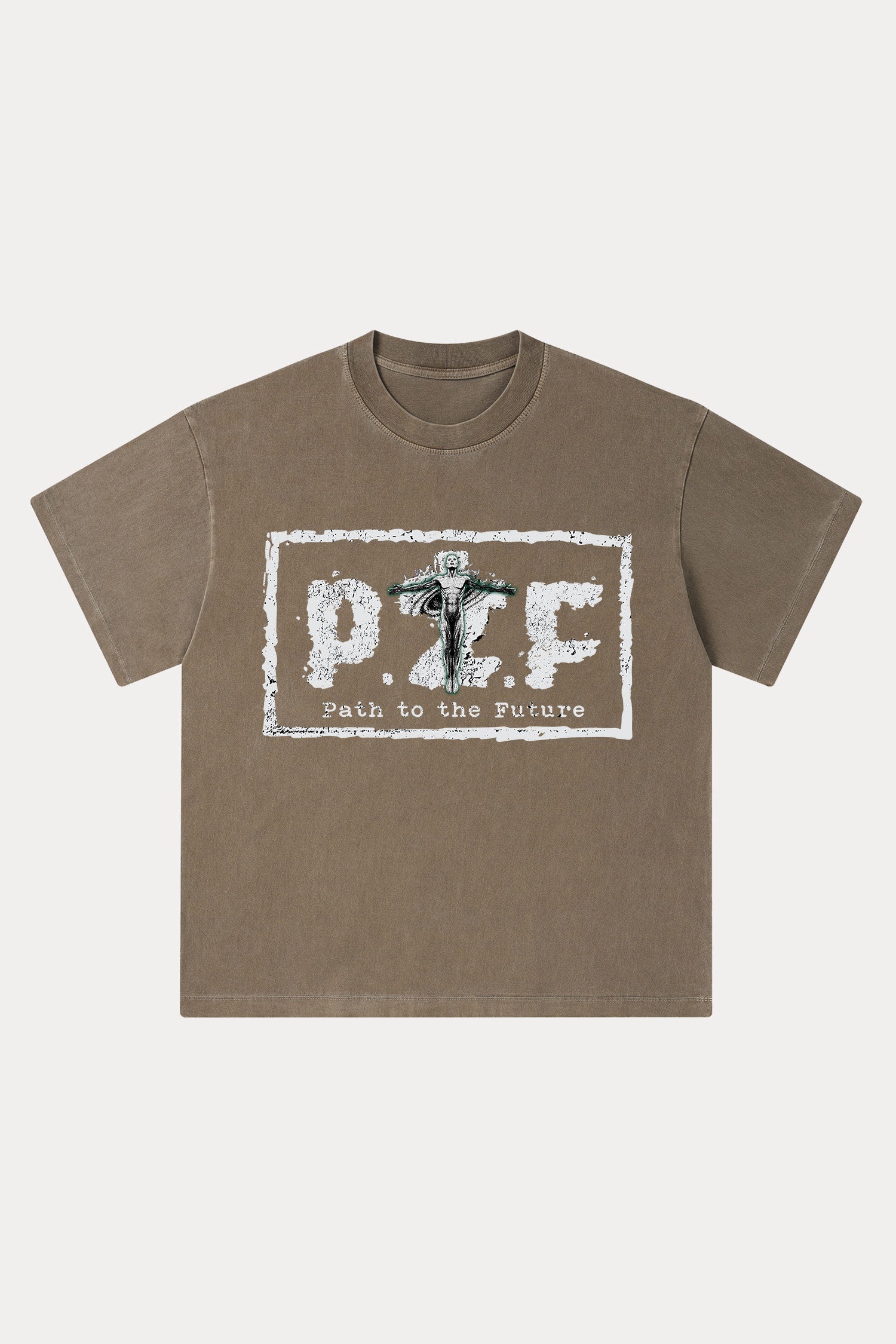 Evilnova P2F Washed Streetwear T-Shirt-Evilnova