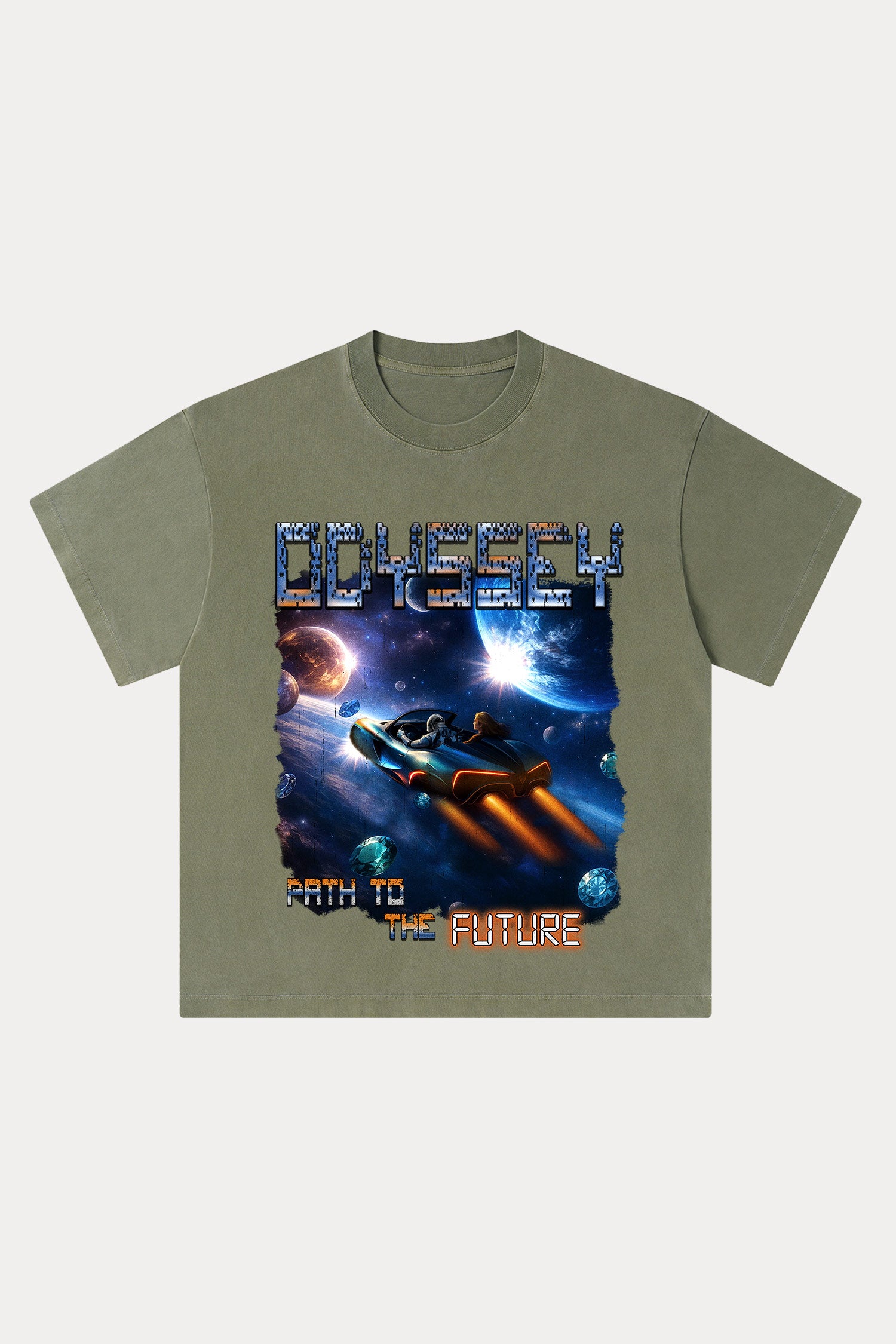 Evilnova Odyssey Washed Streetwear T-Shirt-Evilnova