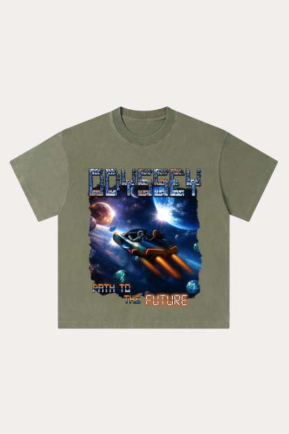 Evilnova Odyssey Washed Streetwear T-Shirt-Evilnova