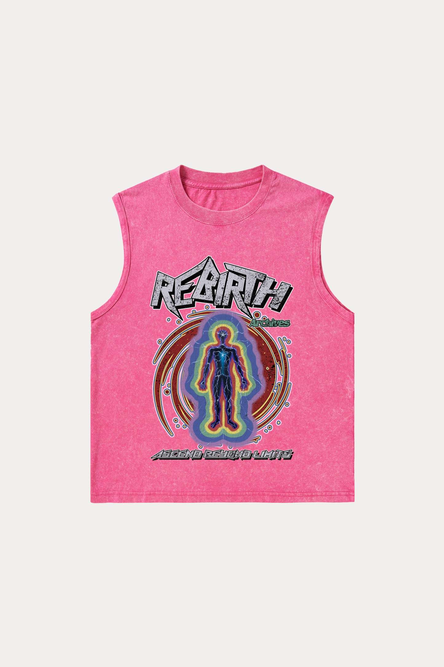 Evilnova Rebirth Washed Tank Top-Evilnova