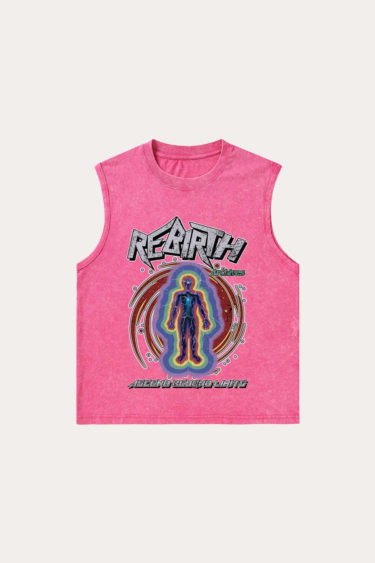 Evilnova Rebirth Washed Tank Top-Evilnova