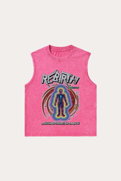 Evilnova Rebirth Washed Tank Top-Evilnova