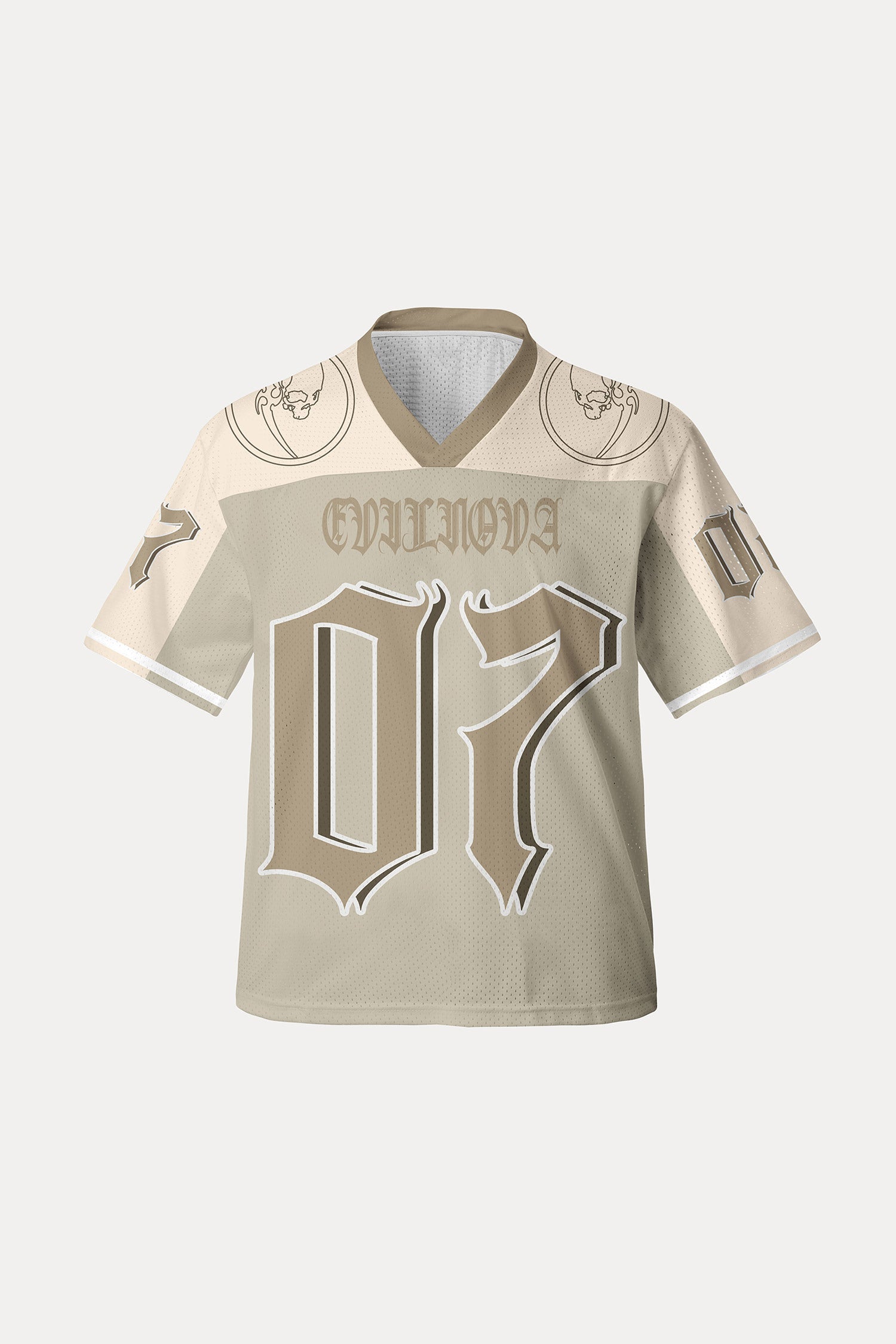 Evilnova Khaki NO.07 Mesh Sport Jersey-Evilnova