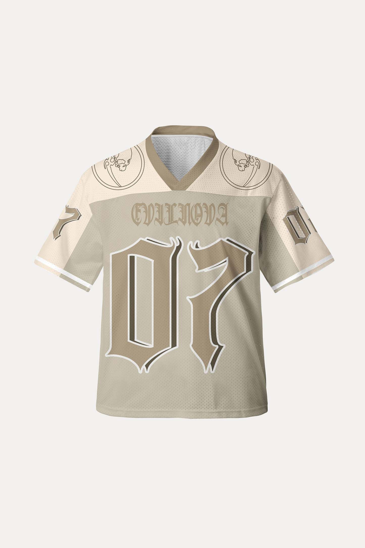 Evilnova Khaki NO.07 Mesh Sport Jersey-Evilnova