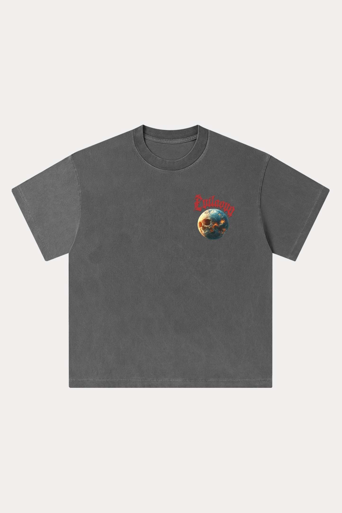 Evilnova Cosmic Explorer Washed Streetwear T-Shirt-Evilnova
