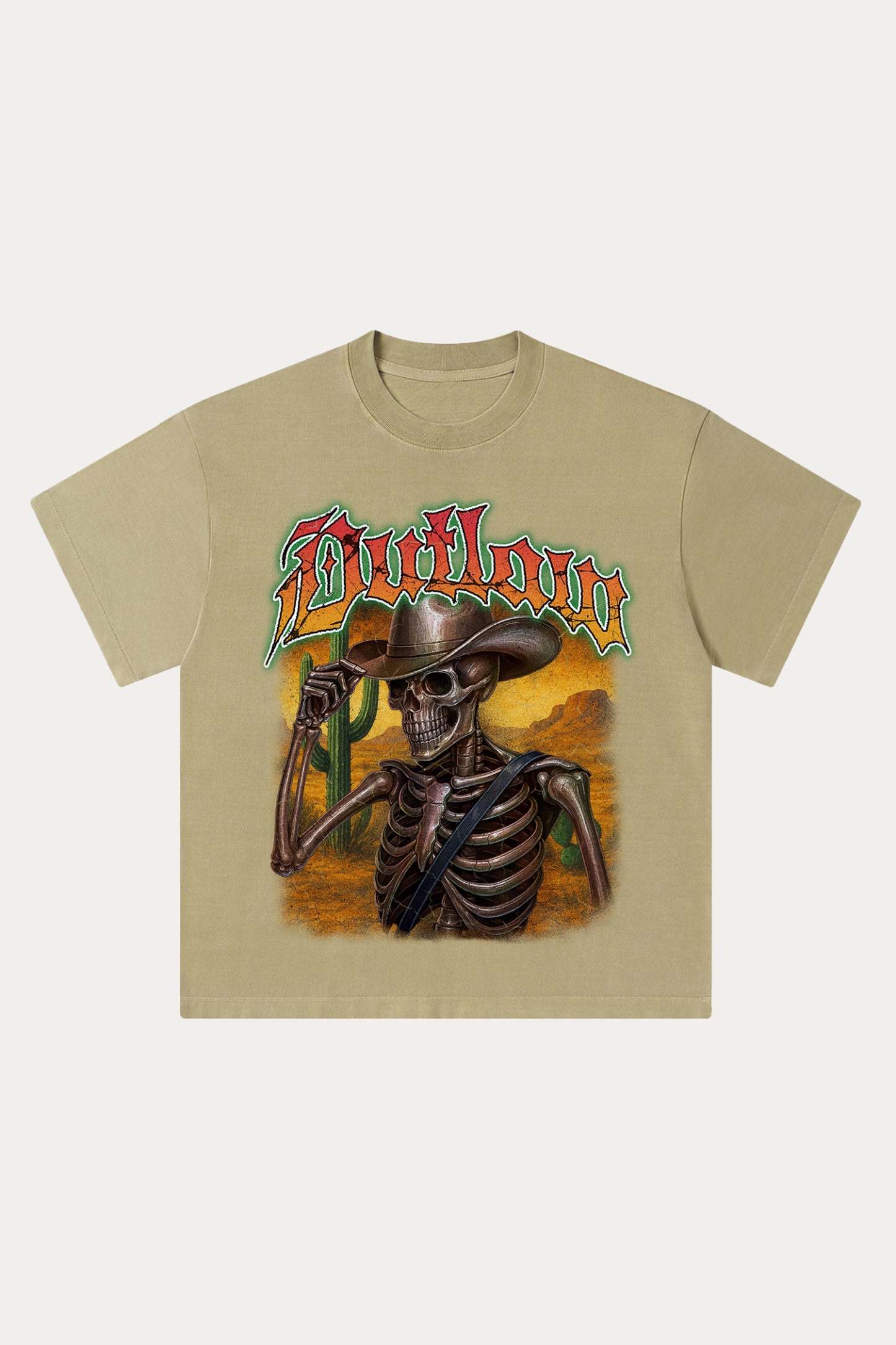 Evilnova Outlaw Washed Streetwear T-Shirt-Evilnova