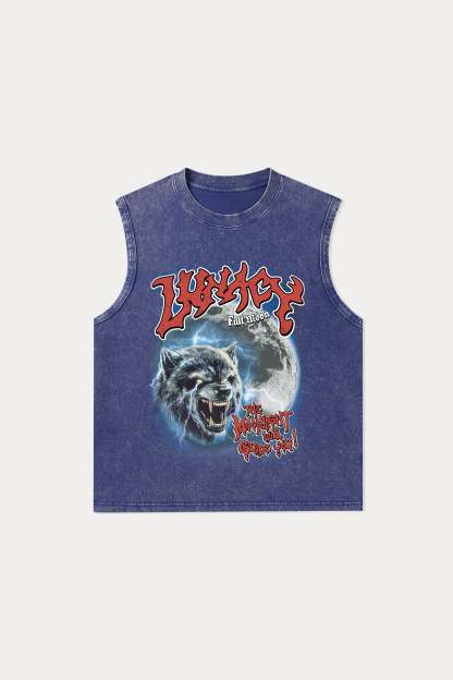 Evilnova Lunacy Washed Tank Top-Evilnova