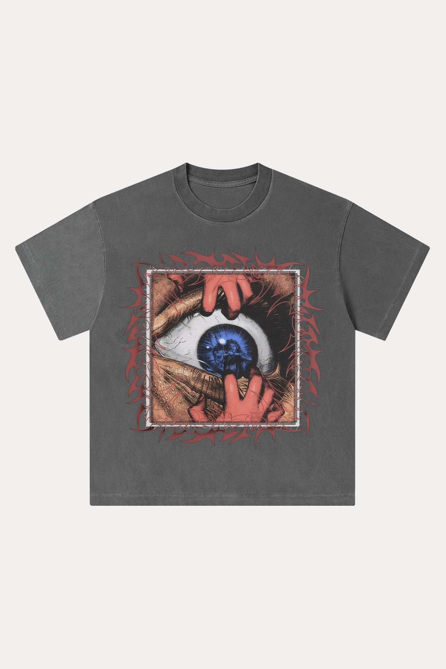 Evilnova Insight Washed Streetwear T-Shirt-Evilnova