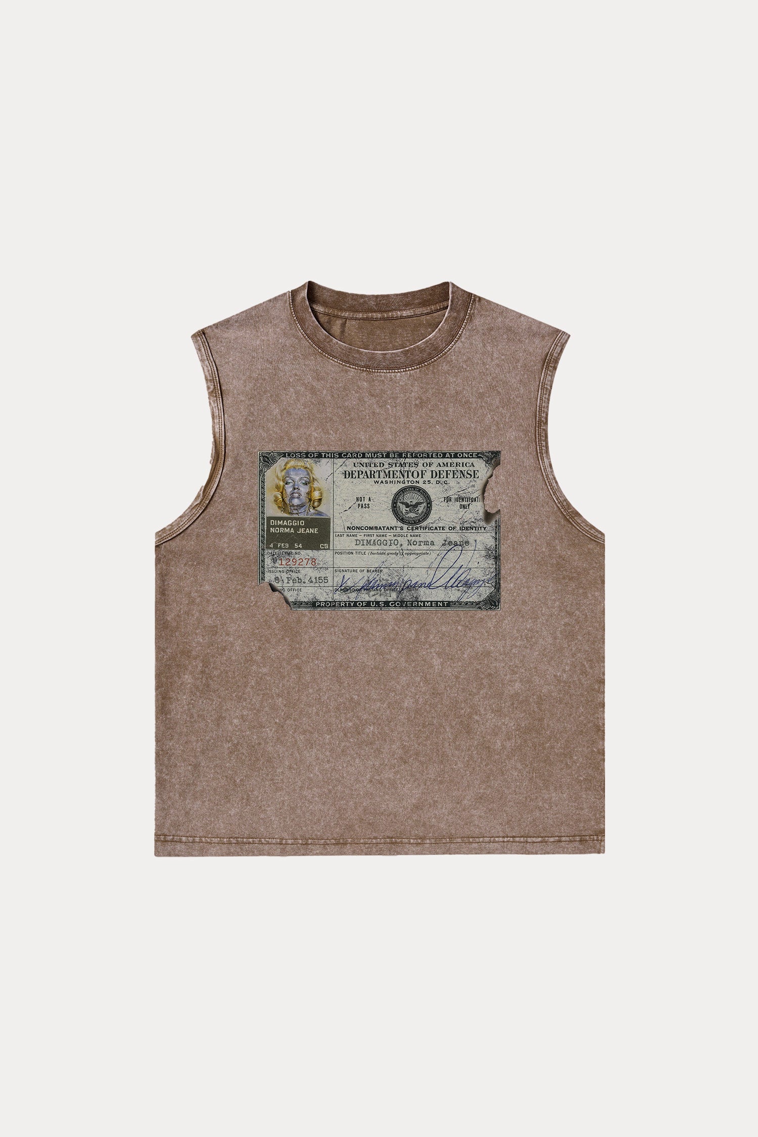 Evilnova Identity Washed Tank Top-Evilnova