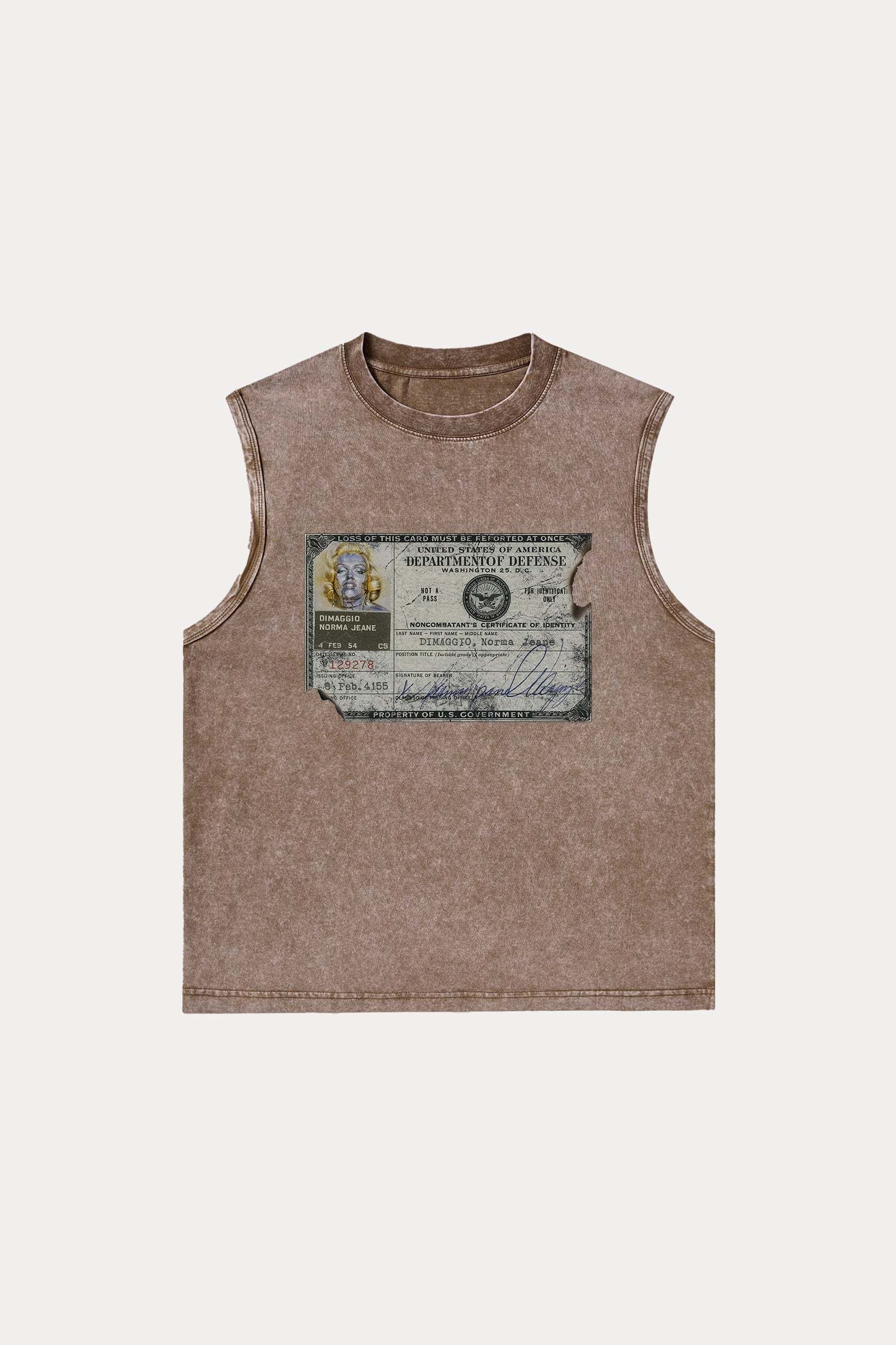 Evilnova Identity Washed Tank Top-Evilnova