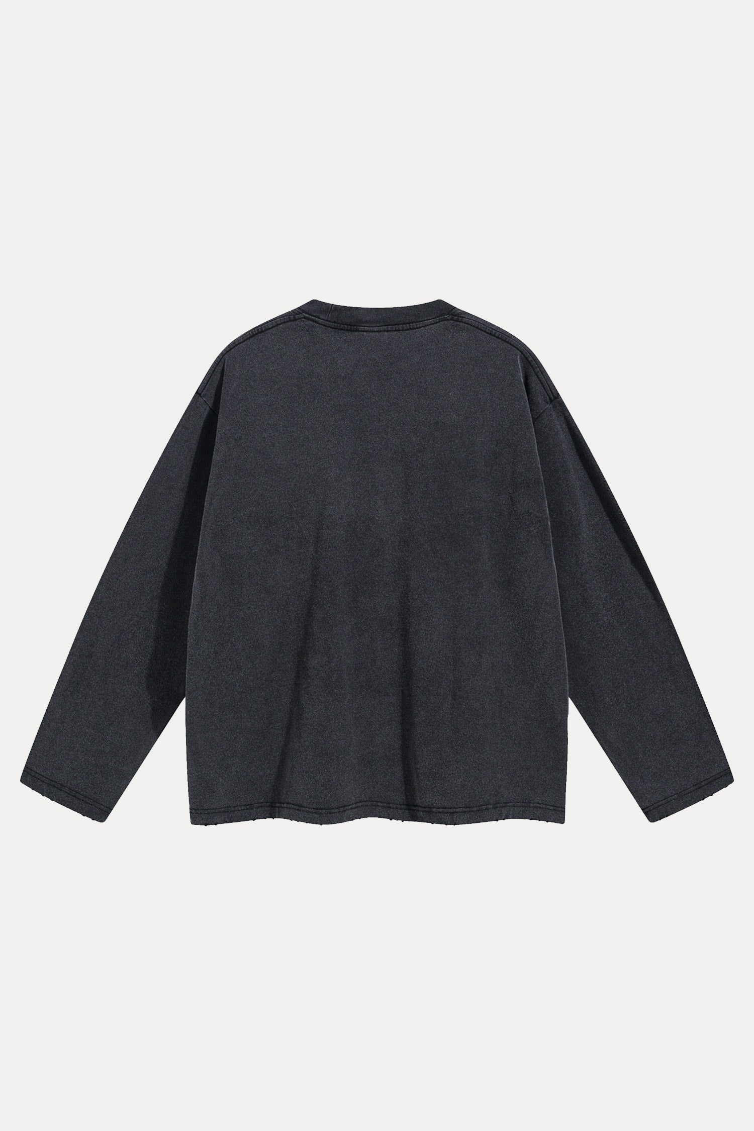 Evilnova Broken World Distressed Washed Long Sleeve Tee-Evilnova