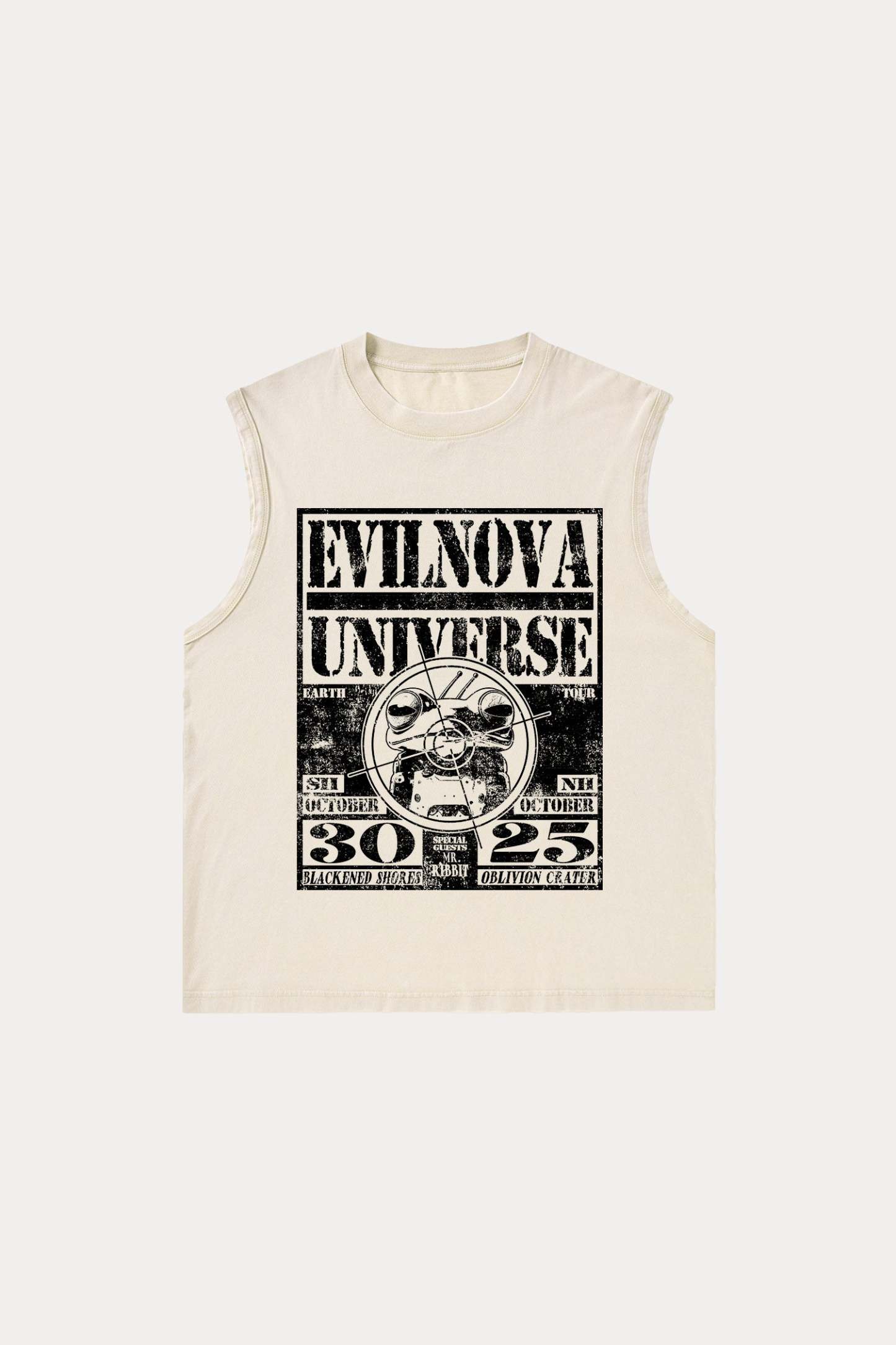 Evilnova Universe Washed Tank Top-Evilnova